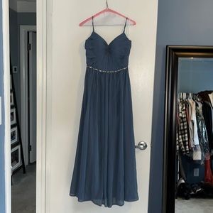 Bridesmaid dress in great condition, dusty blue